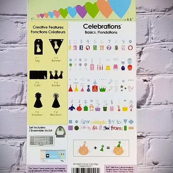 Cricut - Celebrations - Provo Craft 2006 - Picture 3 of 4